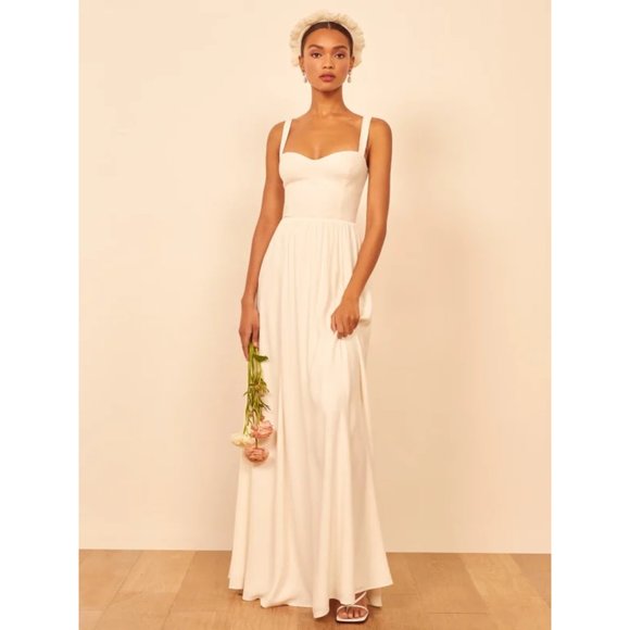 NEW Reformation Hollyhock Dress SOLD OUT ONLINE NWOT - Picture 6 of 8